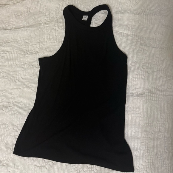 Old Navy Ribbed Black Tank Top - Picture 1 of 3
